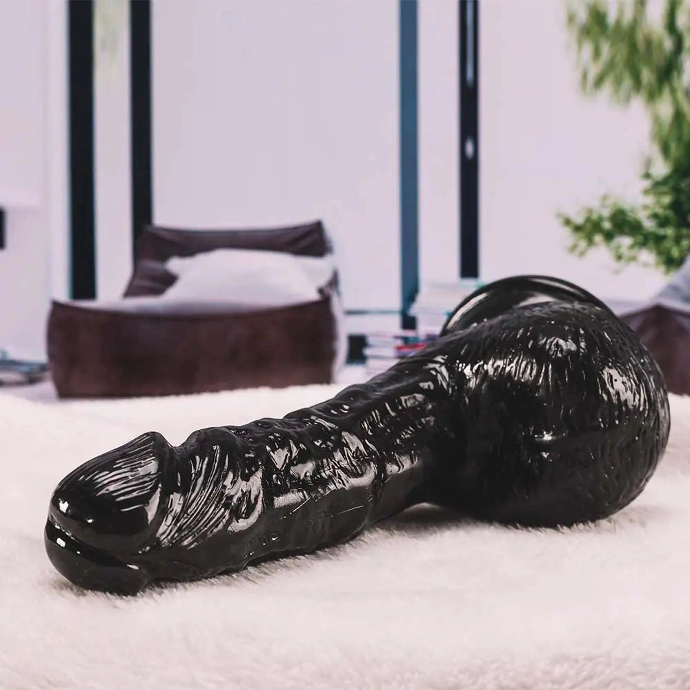 And flesh compact pvc suction cup dildo, photo 6