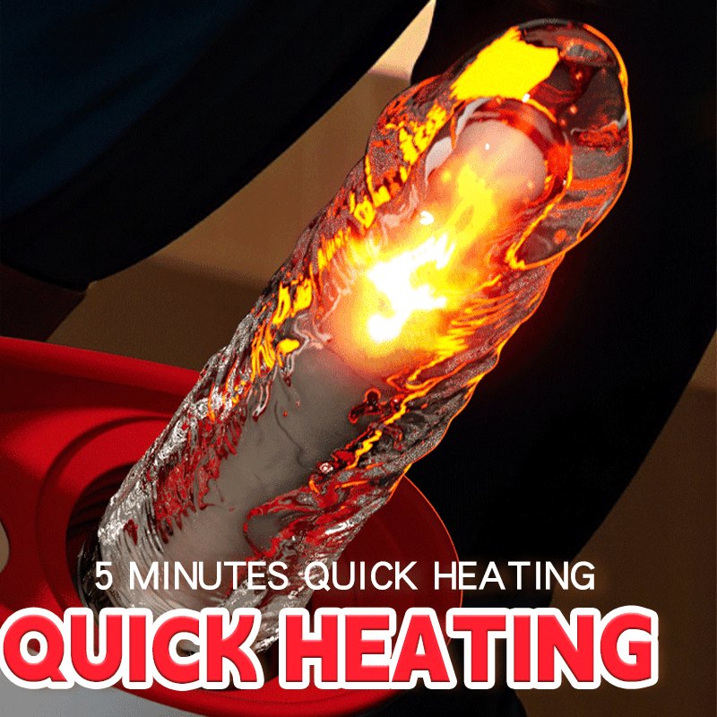 Red compact thrusting sex machine with suction base, photo 4