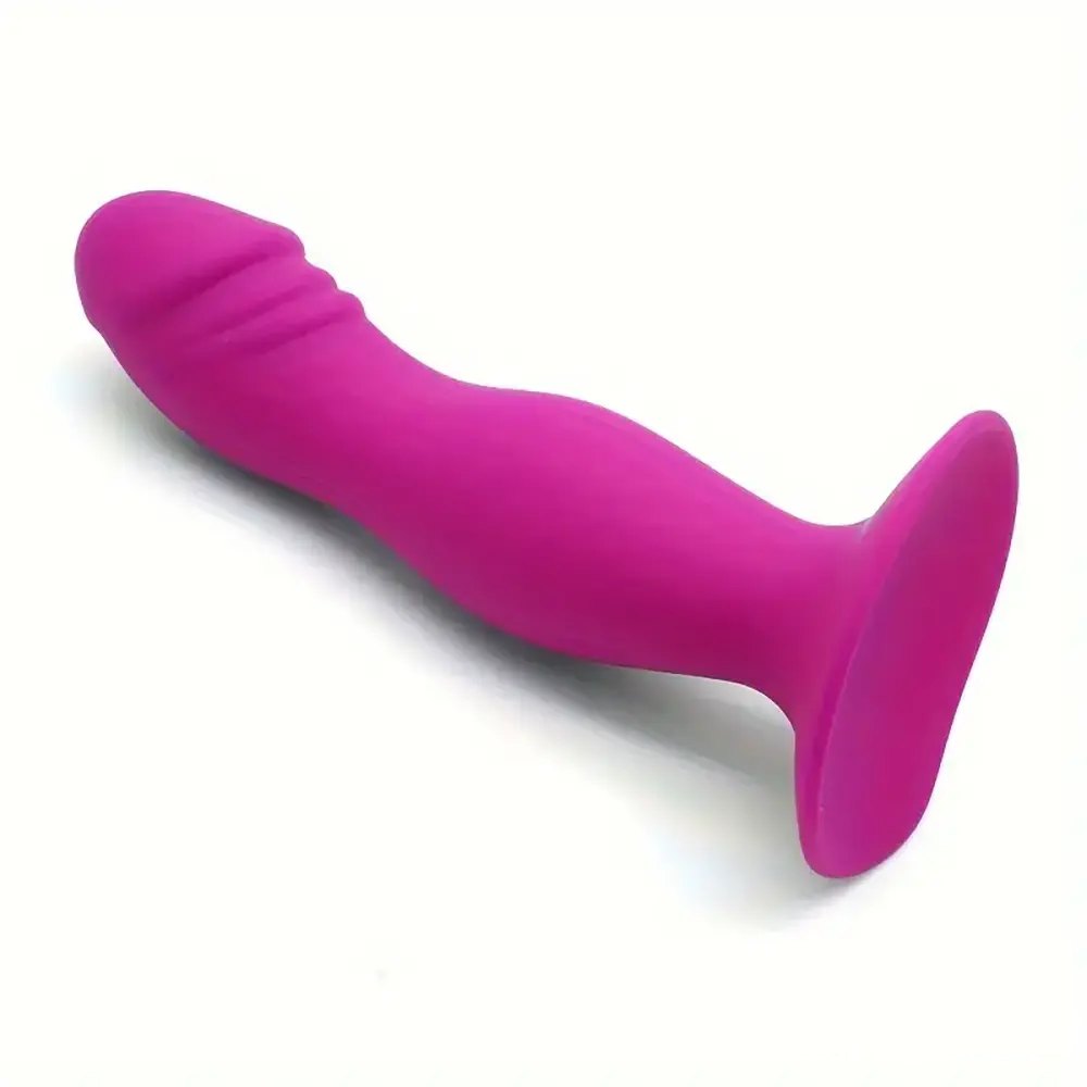 Pink compact unisex anal dildo