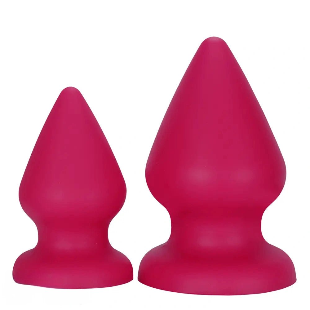 Conical silicone butt plug, photo 1