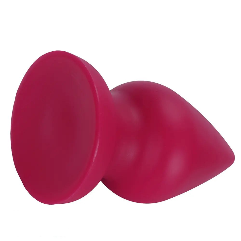 Conical silicone butt plug, photo 15