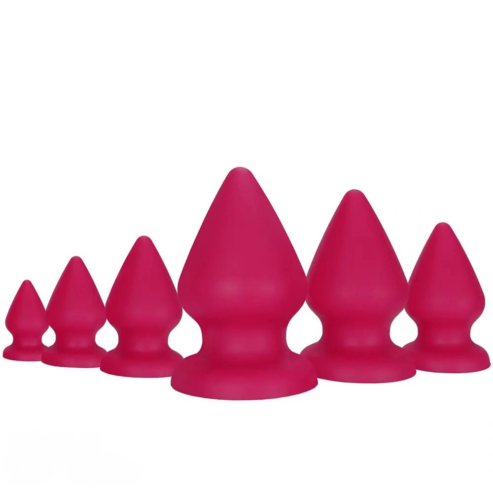 Conical silicone butt plug, photo 2