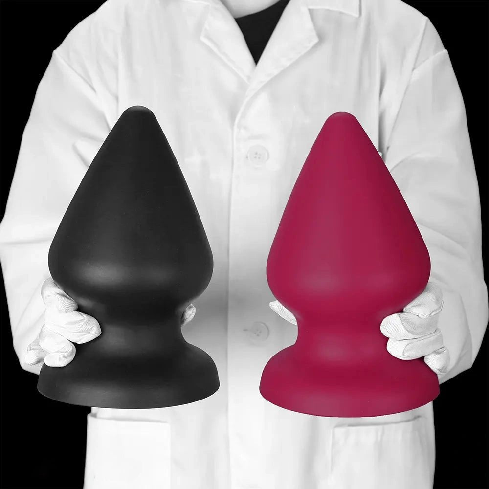 Conical silicone butt plug, photo 5