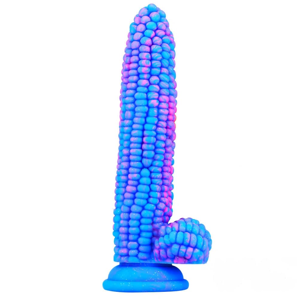 Corn cob textured fantasy dildo, photo 2