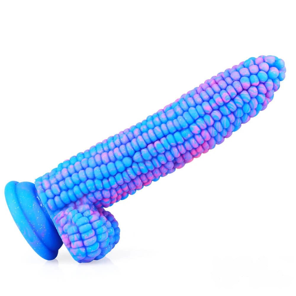 Corn cob textured fantasy dildo, photo 9