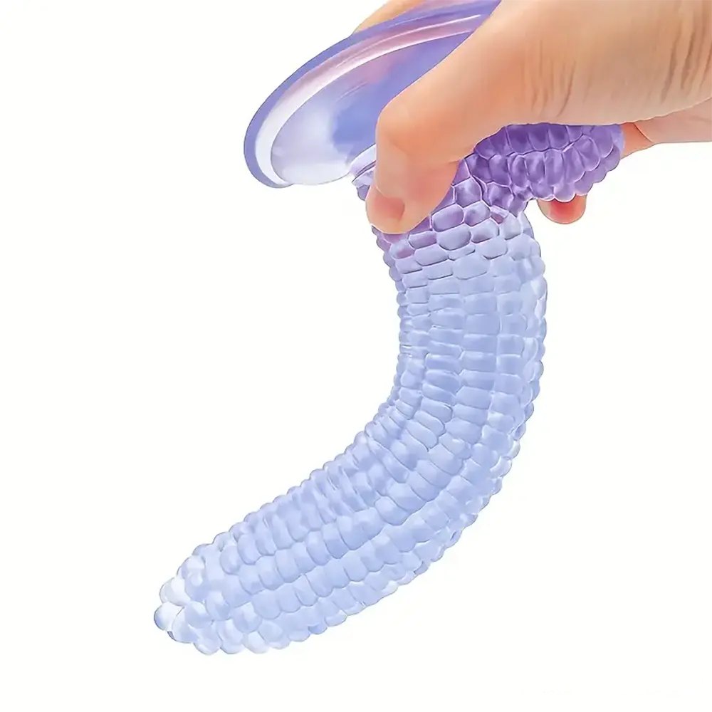 Corn-shaped novelty silicone dildo, photo 6