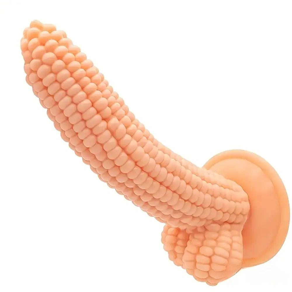 Corn-shaped novelty silicone dildo, photo 9