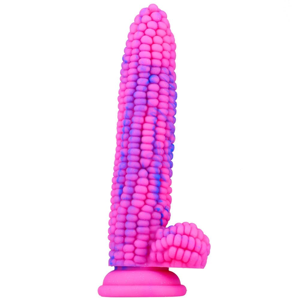 Corn-shaped silicone fantasy dildo, photo 6