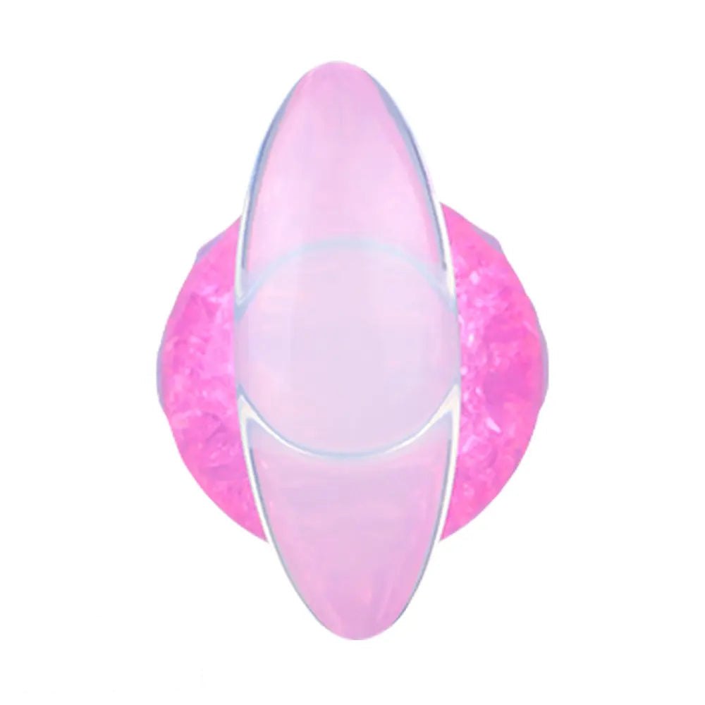 Crackled glass look silicone butt plug, photo 12