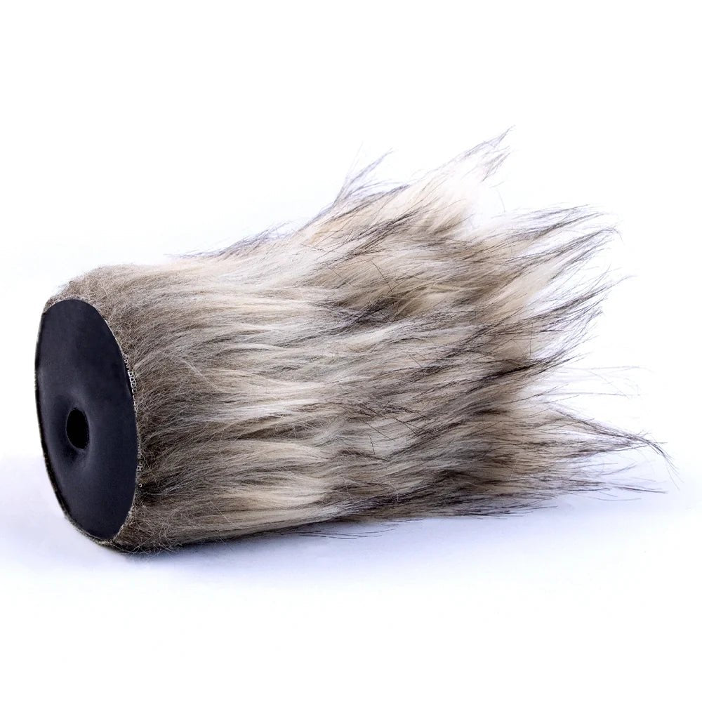 Cream fur aubergine dual entry masturbator, photo 9