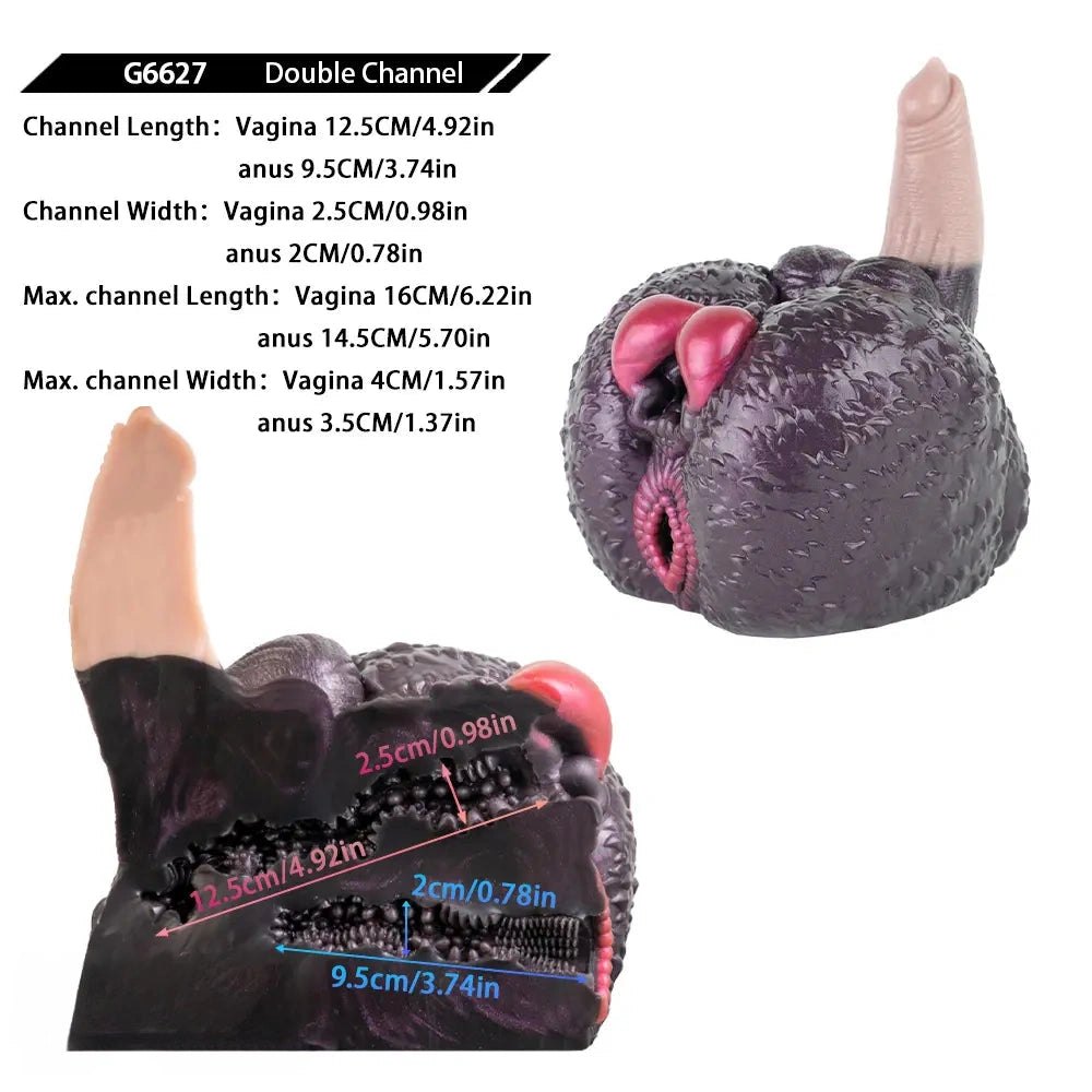 Dark textured creature pod masturbator, photo 3