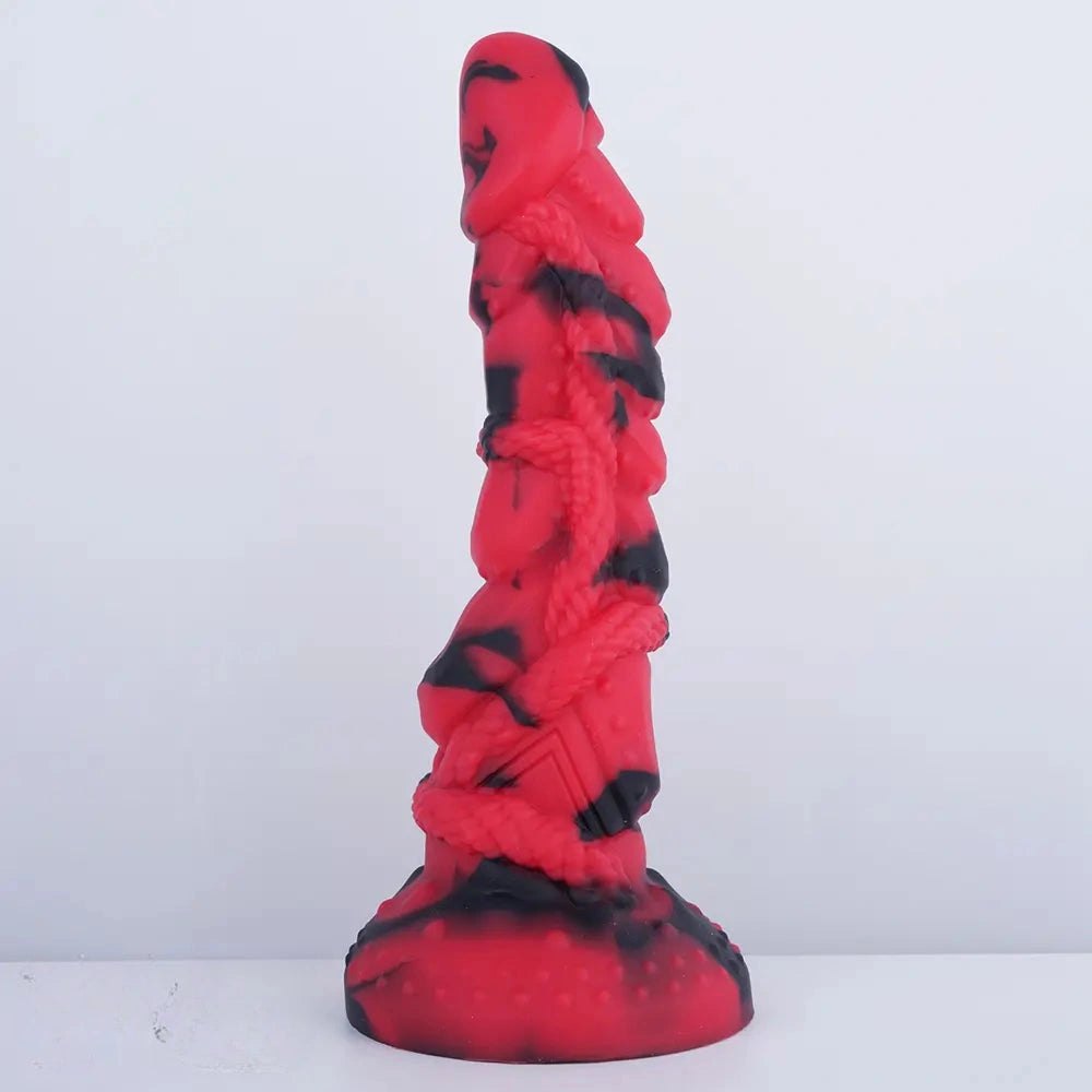 Rope textured fantasy dildo, photo 1