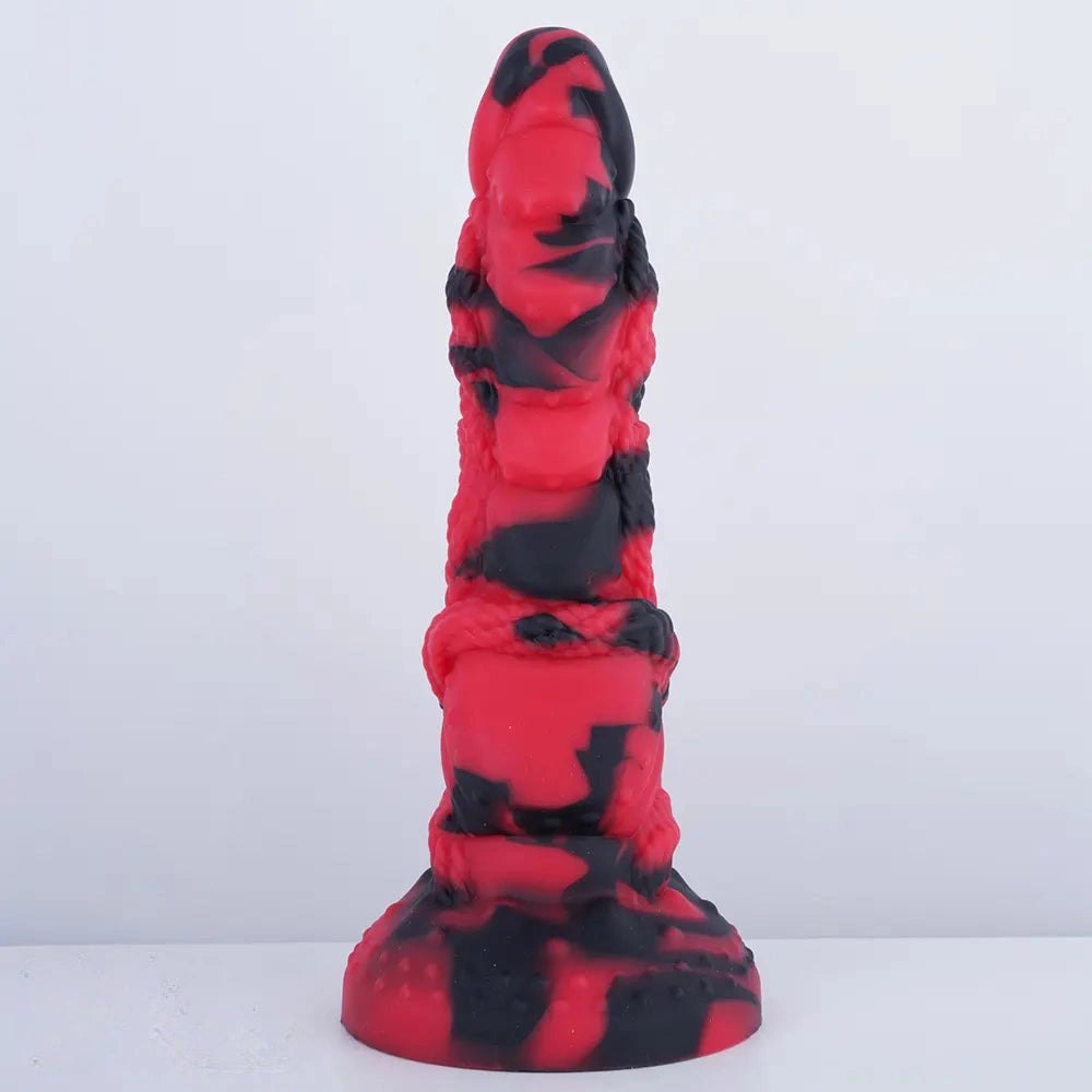 Rope textured fantasy dildo, photo 2