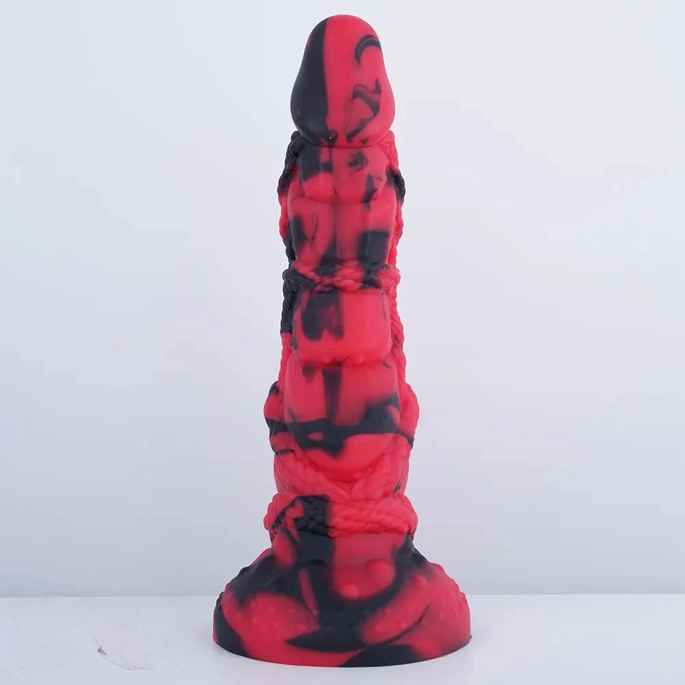 Rope textured fantasy dildo, photo 3