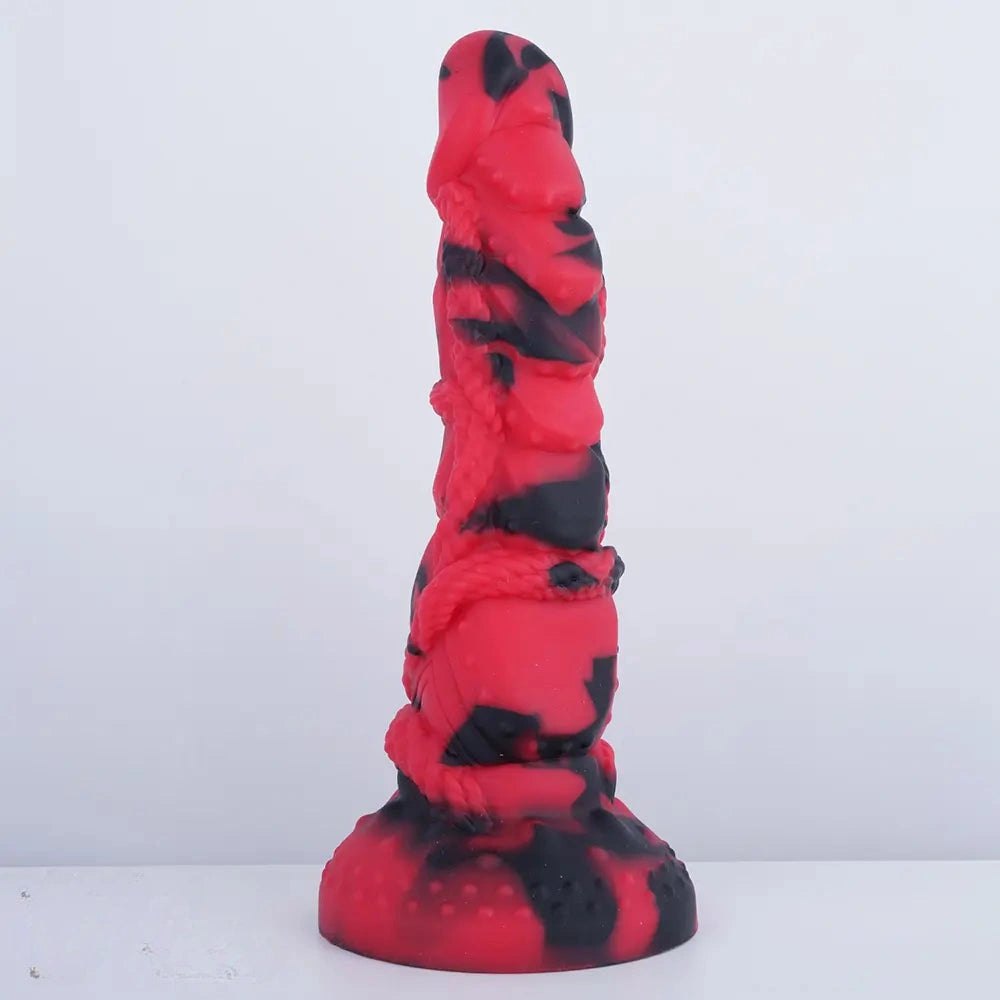 Rope textured fantasy dildo, photo 4
