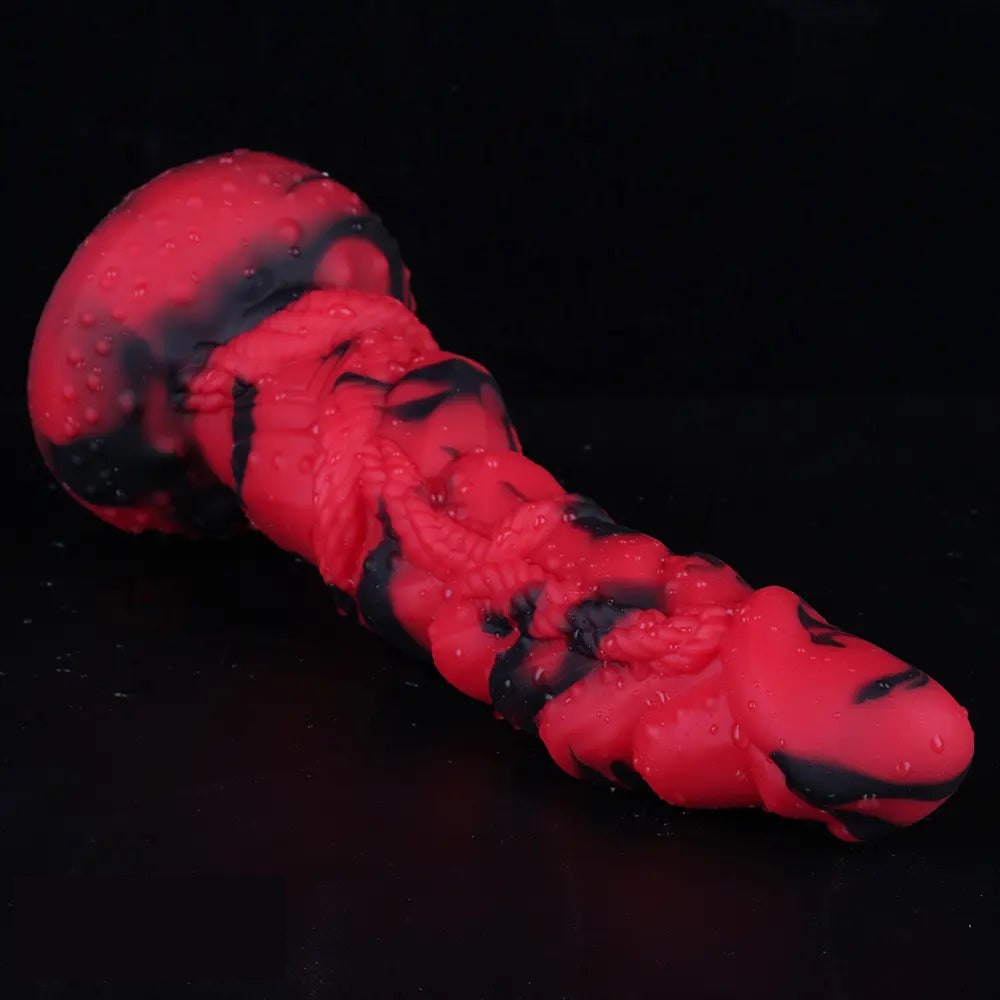 Rope textured fantasy dildo, photo 5