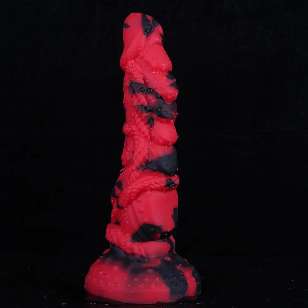 Rope textured fantasy dildo, photo 6