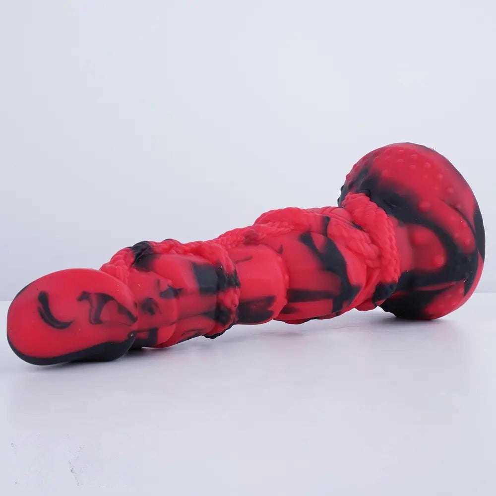 Rope textured fantasy dildo, photo 8