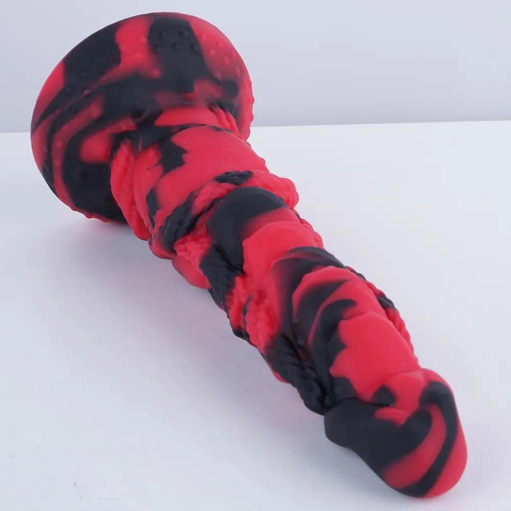 Rope textured fantasy dildo, photo 9
