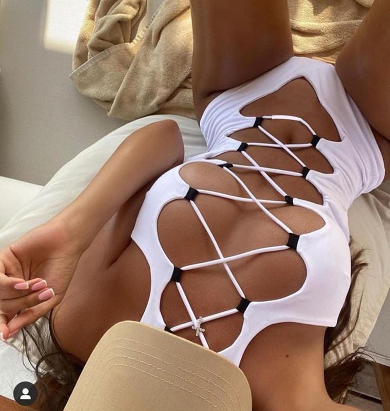 Crisscross bust lingerie set, photo 7