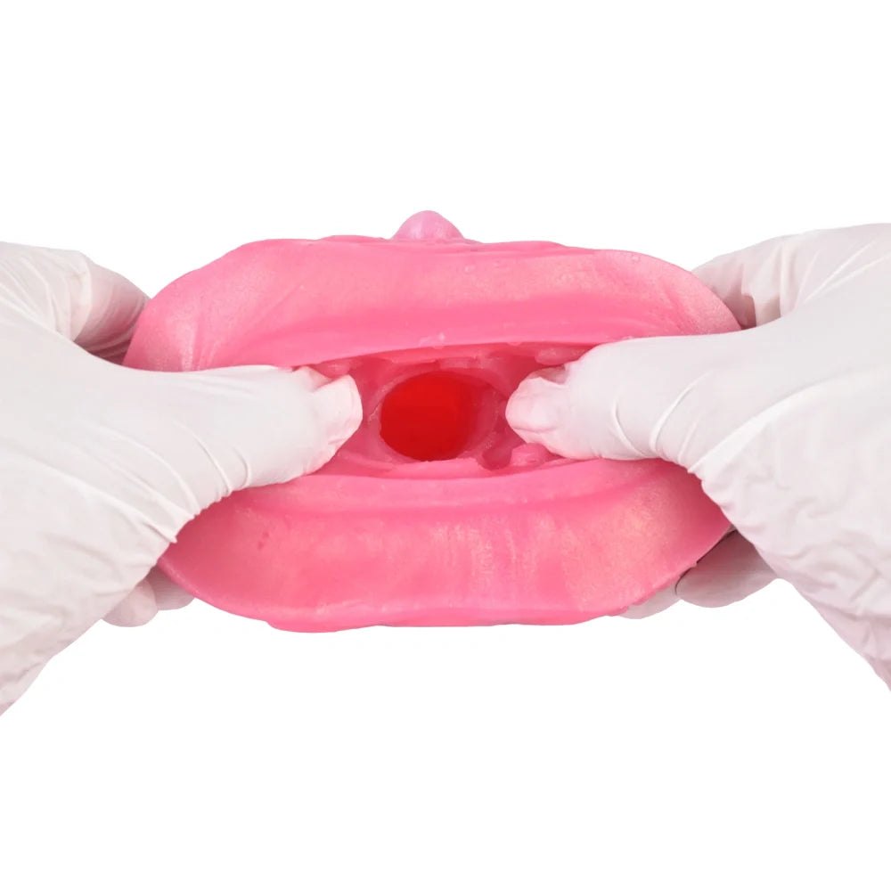 Pink pearl crocodile head onahole, photo 11