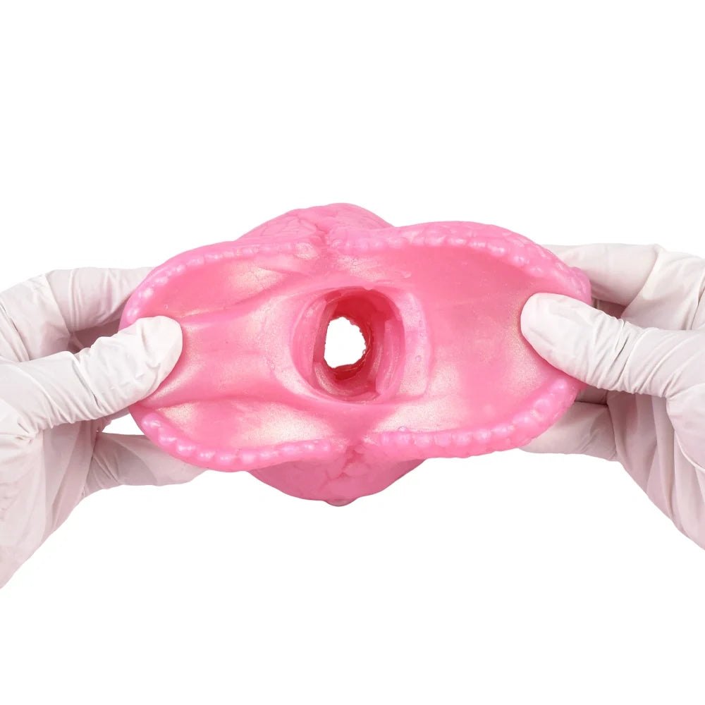 Pink pearl crocodile head onahole, photo 12
