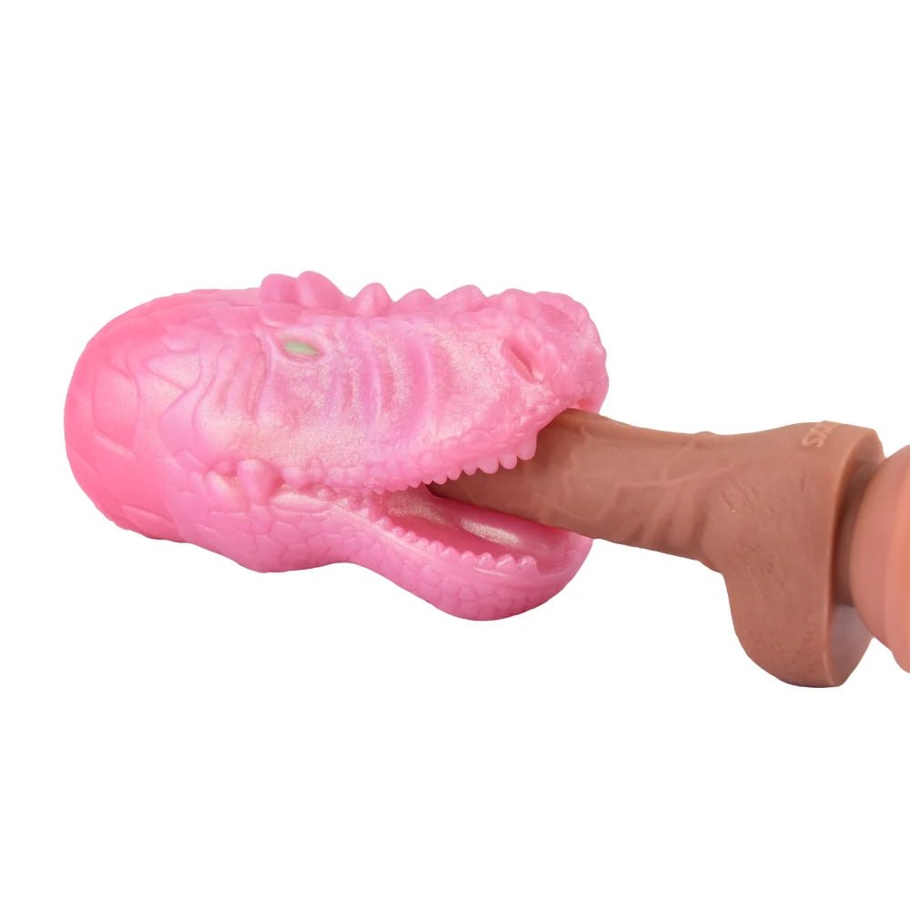 Pink pearl crocodile head onahole, photo 2