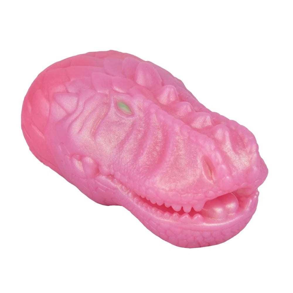 Pink pearl crocodile head onahole, photo 3