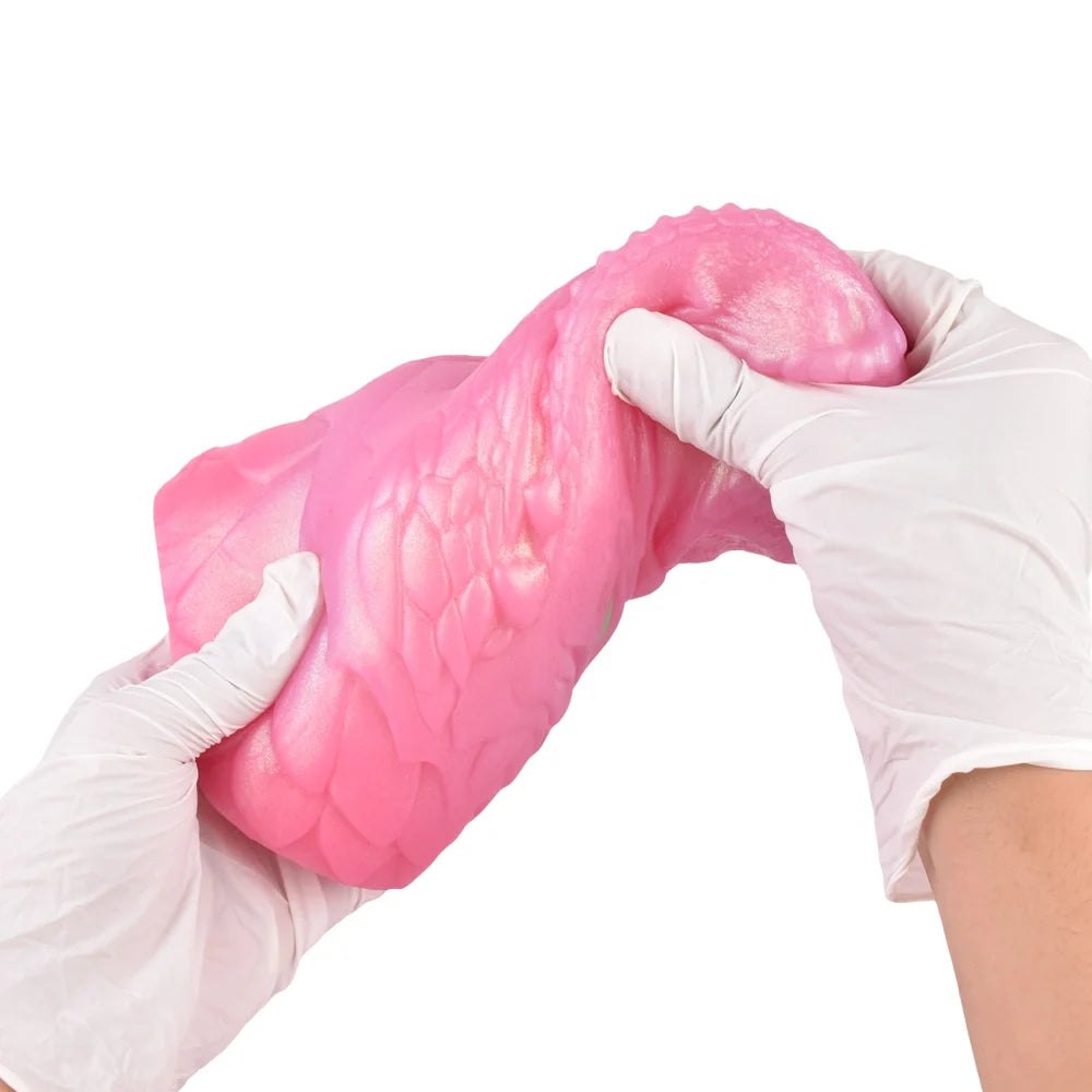 Pink pearl crocodile head onahole, photo 5