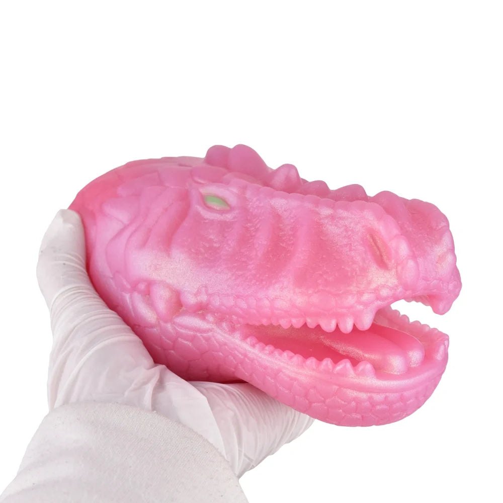 Pink pearl crocodile head onahole, photo 7