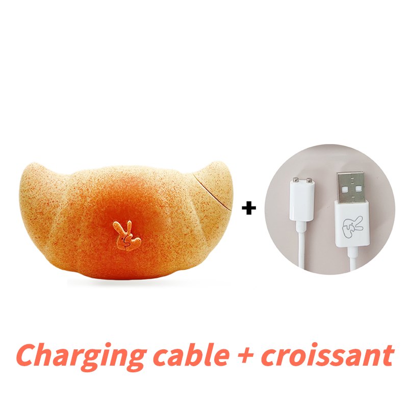 Caramel-toned croissant clitoral suction vibrator, photo 6