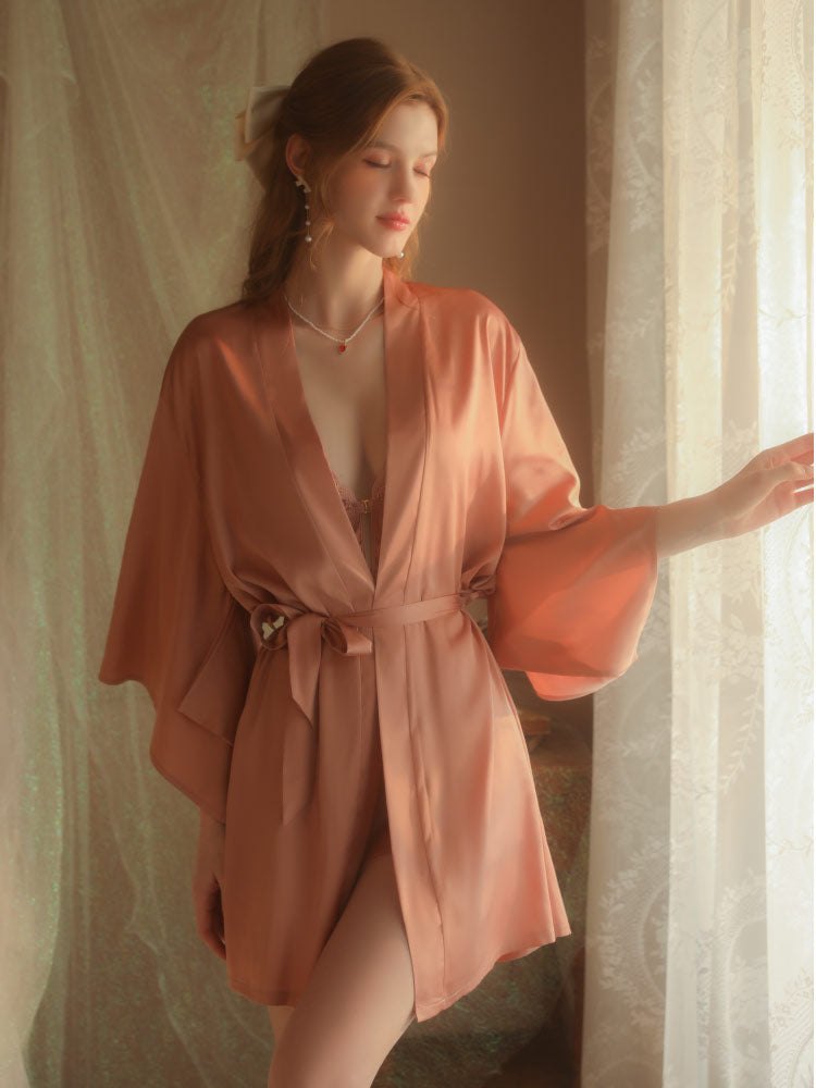 Cross front closure lace nightgown chemise, photo 1