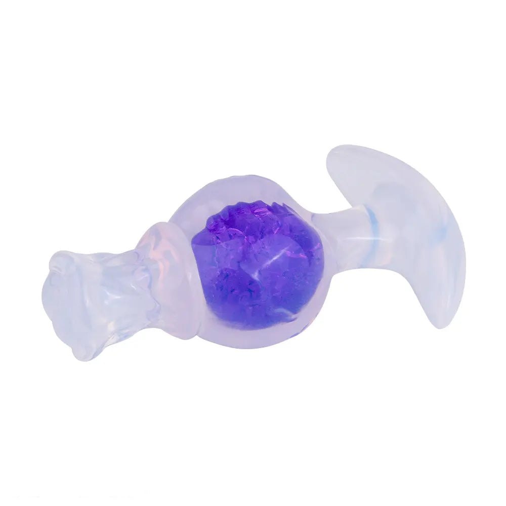 Silicone crystal bead butt plug, photo 12