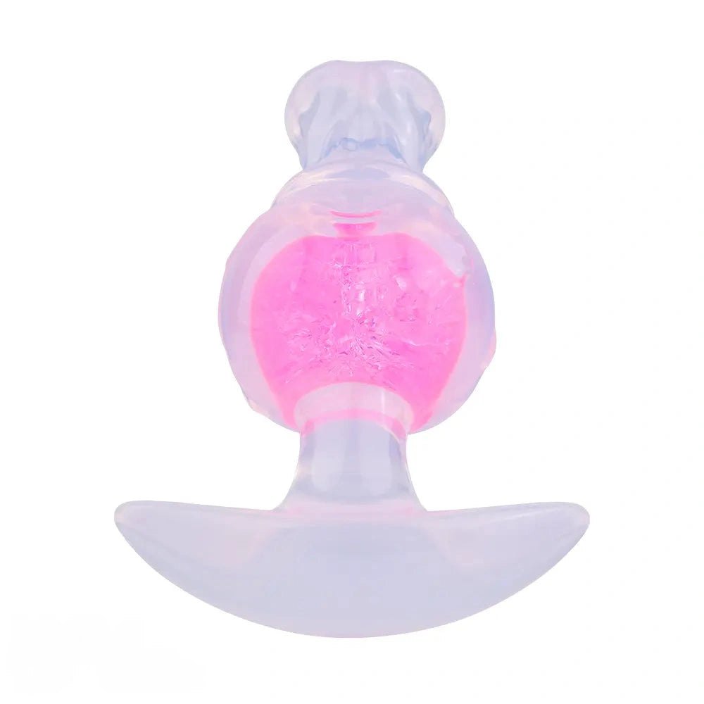 Silicone crystal bead butt plug, photo 14
