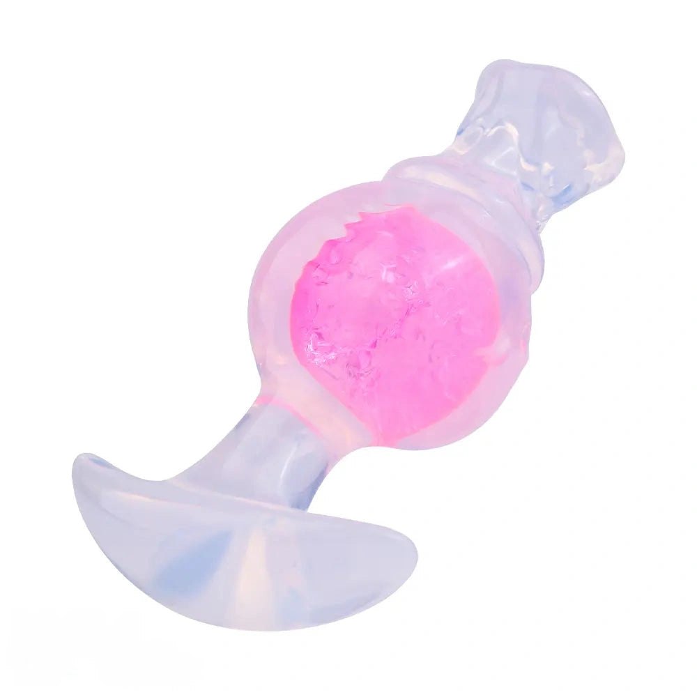 Silicone crystal bead butt plug, photo 15