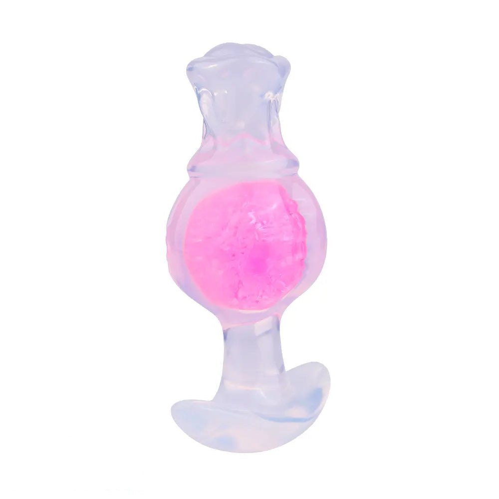 Silicone crystal bead butt plug, photo 8