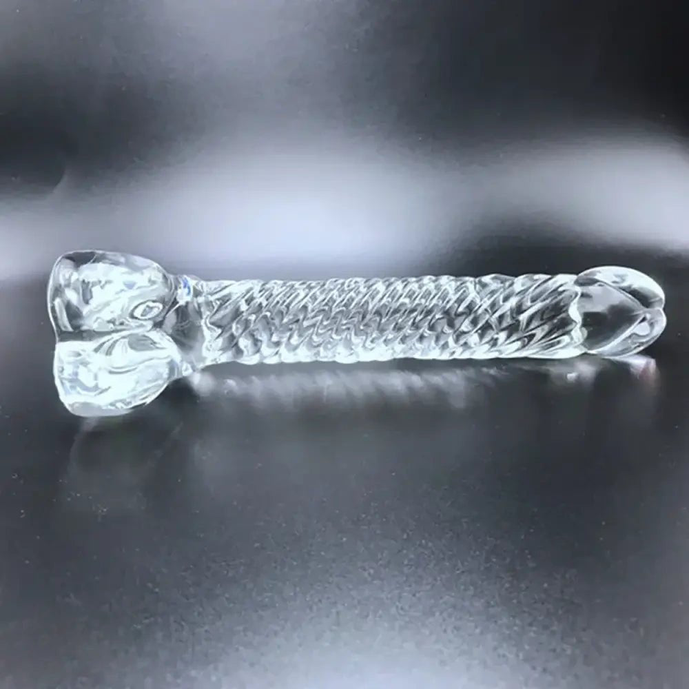 Clear crystal glass dildo, photo 6