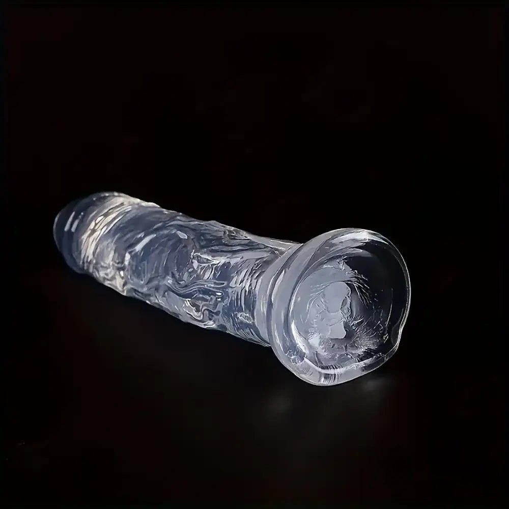 Clear crystal realistic dildo, photo 4