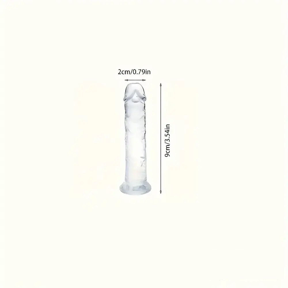 Clear crystal realistic dildo, photo 6