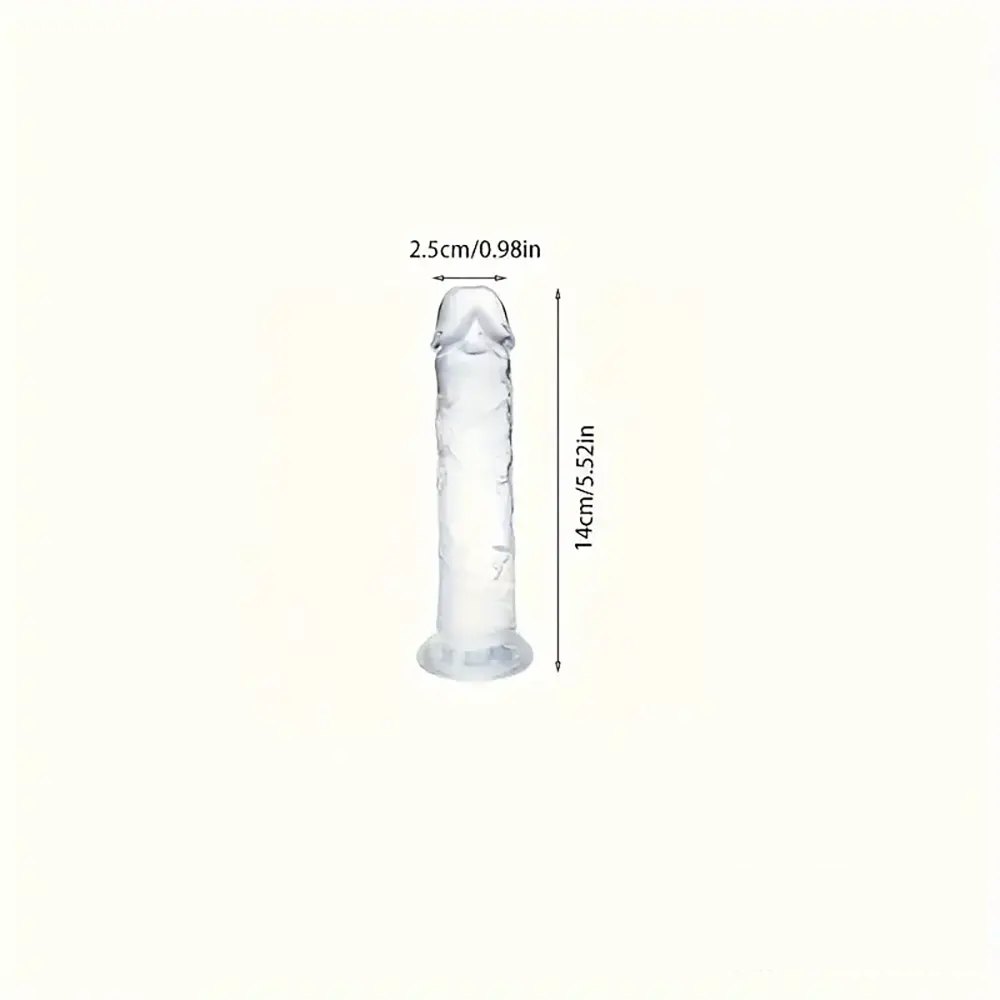 Clear crystal realistic dildo, photo 7