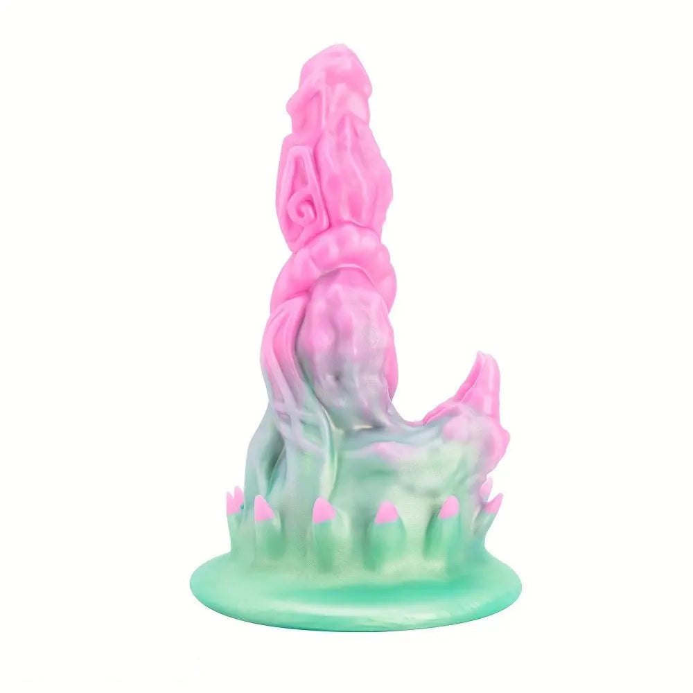 Crystal flame silicone fantasy dildo, photo 2