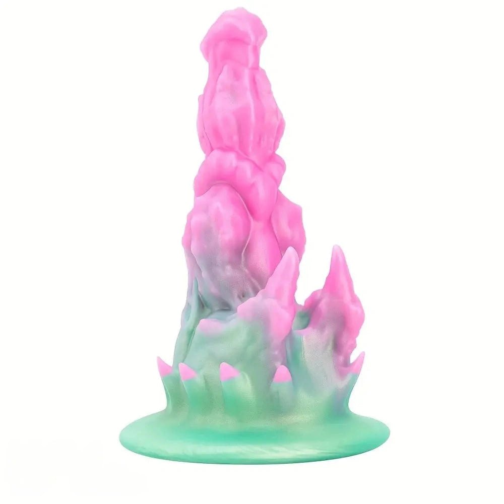 Crystal flame silicone fantasy dildo, photo 7