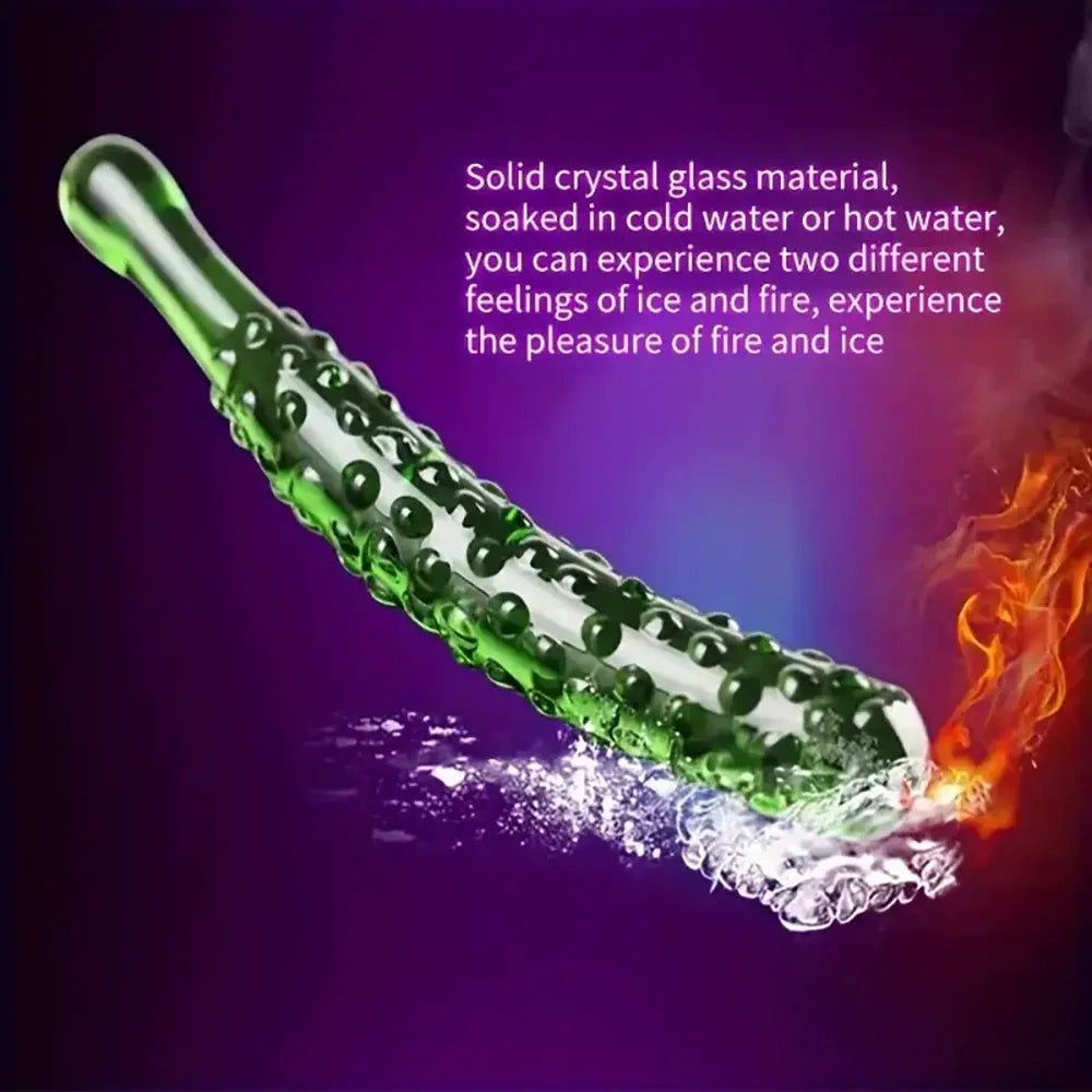 Glass fruit and vegetable shaped anal plug, photo 10