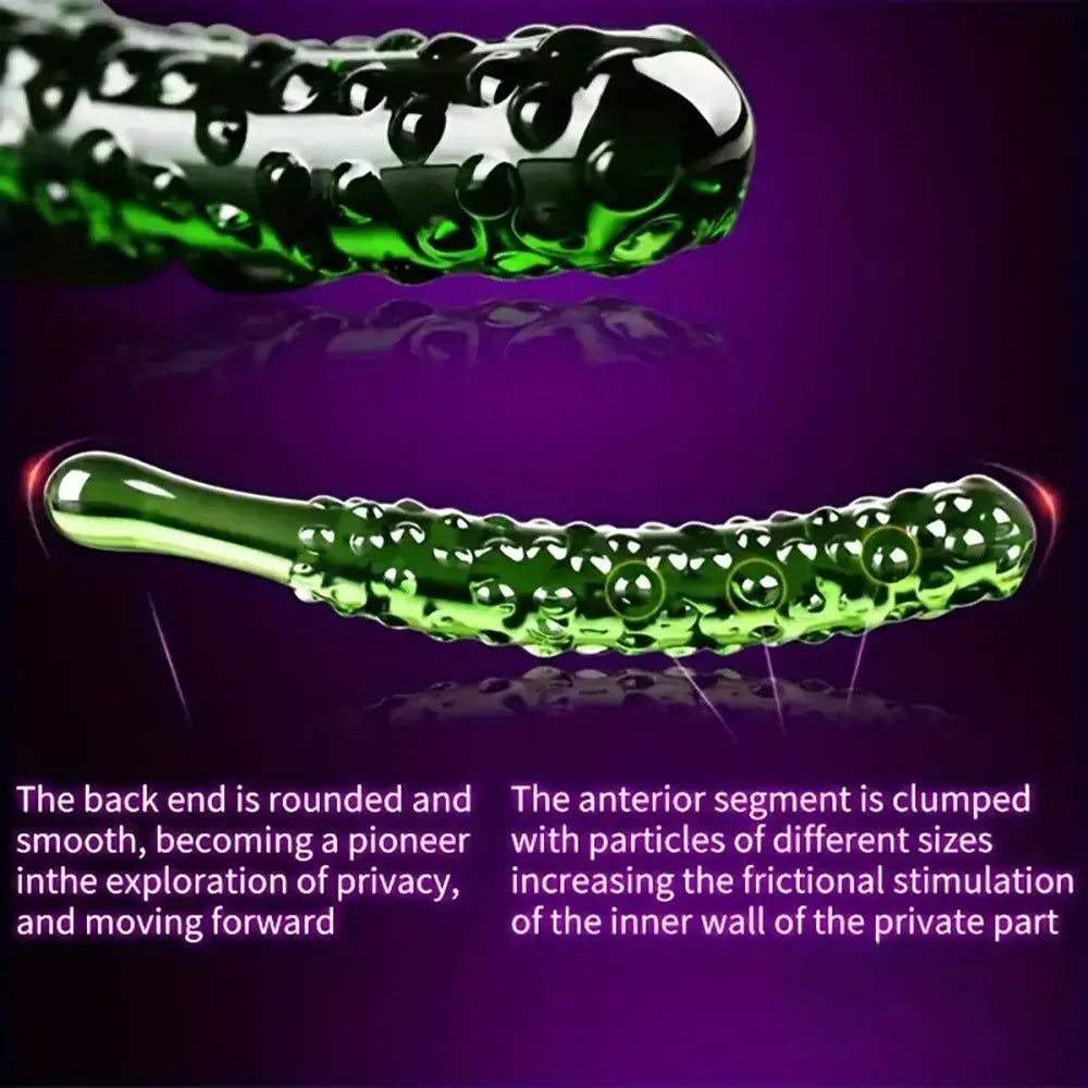 Glass fruit and vegetable shaped anal plug, photo 7