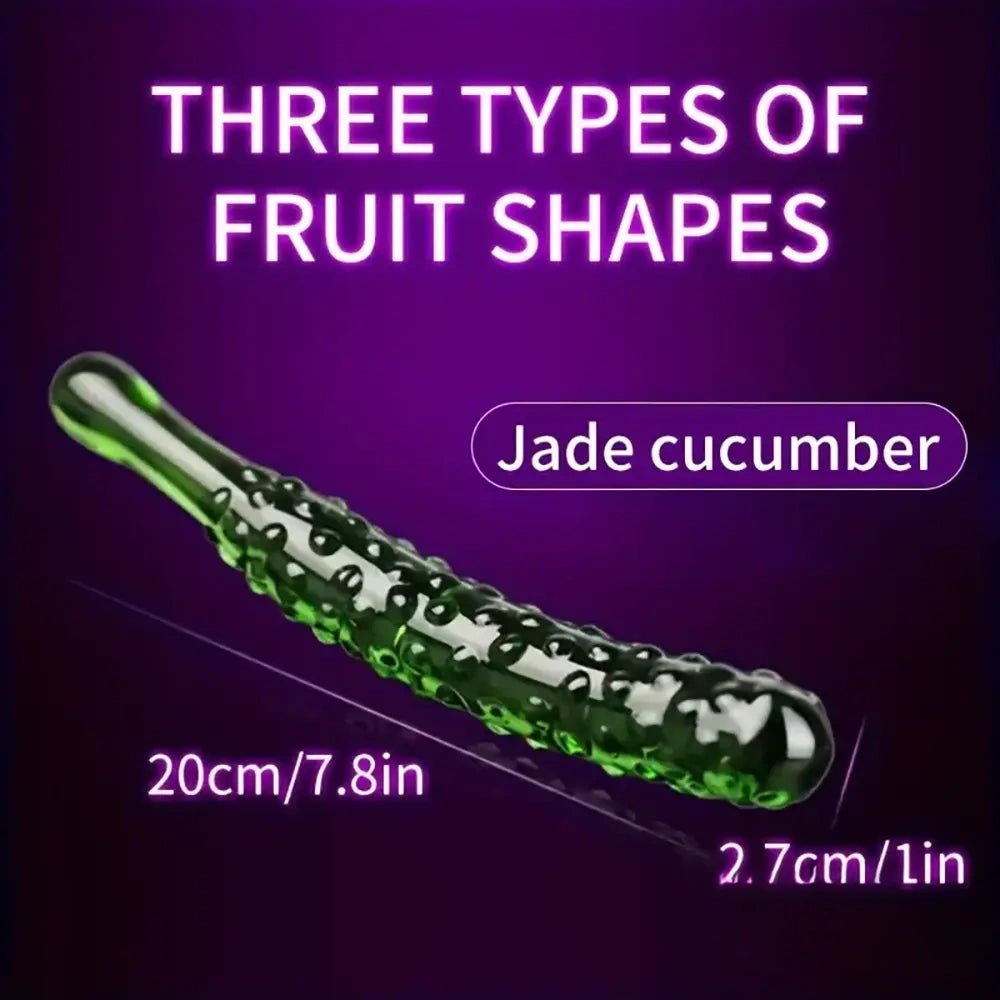 Glass fruit and vegetable shaped anal plug, photo 8