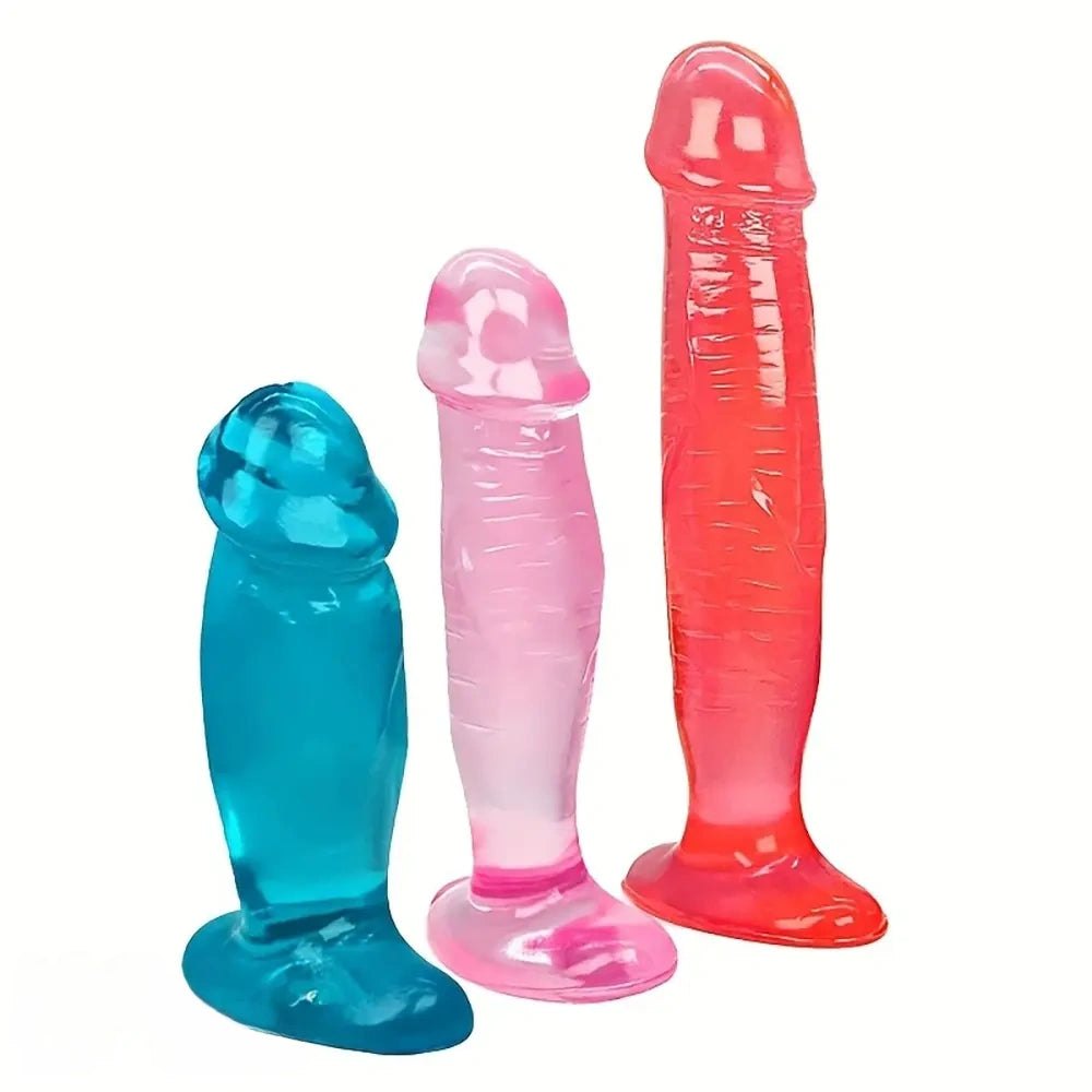 Transparent crystal jelly mini dildo, photo 1