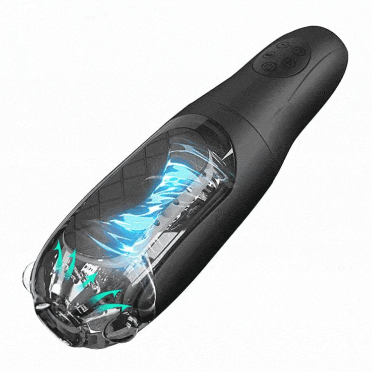Crystal silicone automatic male masturbator, photo 1