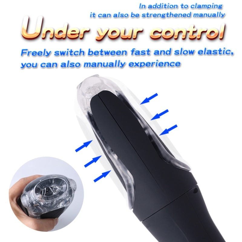 Crystal silicone automatic male masturbator, photo 3