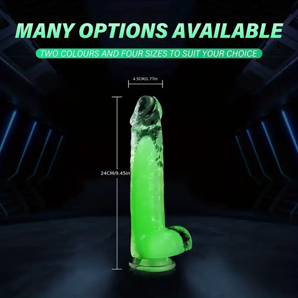 Translucent crystal jelly realistic dildo, photo 5