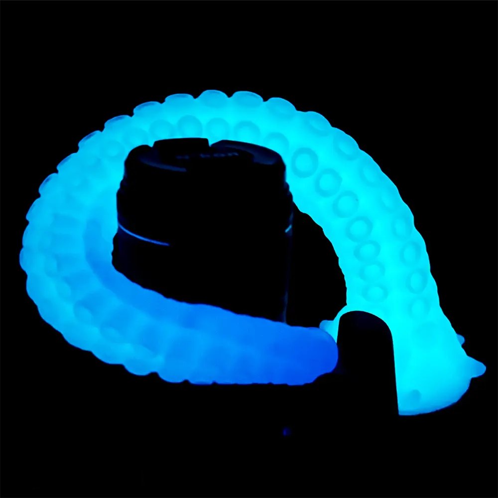 Curled silicone tentacle fantasy dildo, photo 6